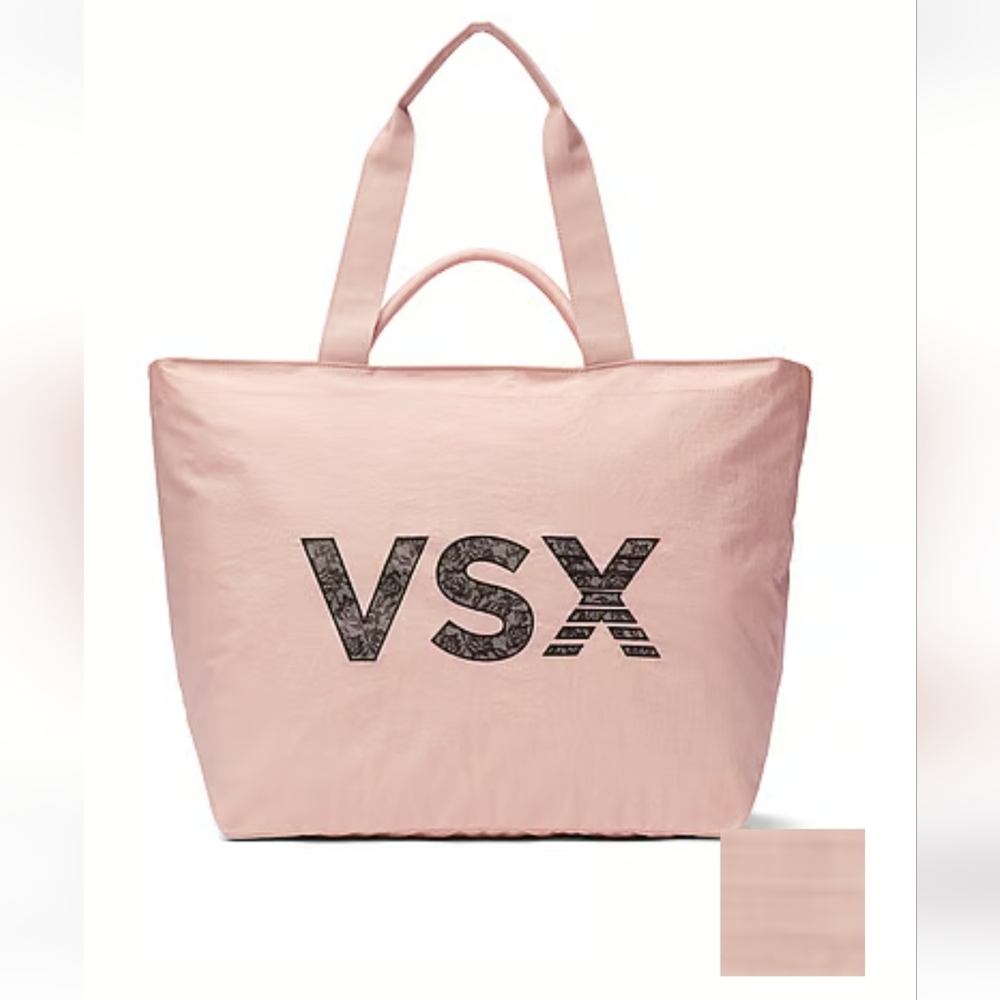 Large VSX Pink Tote Bag with Logo